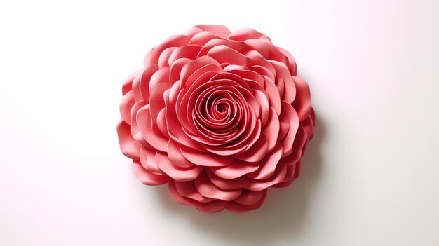 Rose Day isolado em fundo branco Generative ai