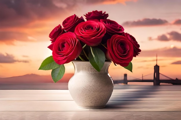 Rose ist die schönste Blume für jeden Mann