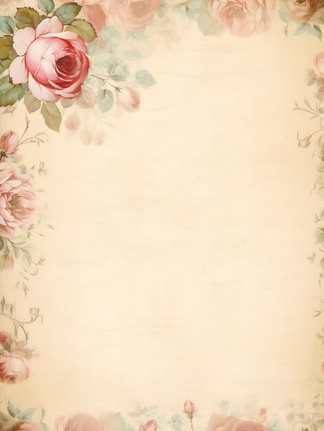 Foto rose paper hermoso antiguo vintage antigua página scrapbooking diario basuratelón de fondo con copia