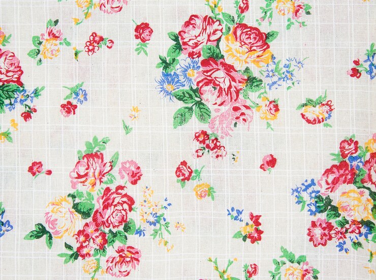 Foto rose seamless pattern na tela como pano de fundo