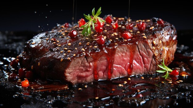 Rosemary sal steak suculento rosemary steak filete steak tenderloin ponto steak