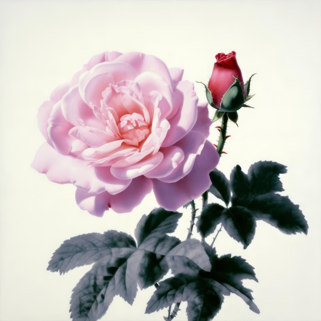 Foto rosen, erstaunliche blütenmomente in einem farbenfrohen, visuellen blumenalbum