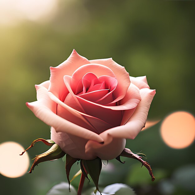 Rosenblume professionelle Fotografie natürliche Beleuchtung