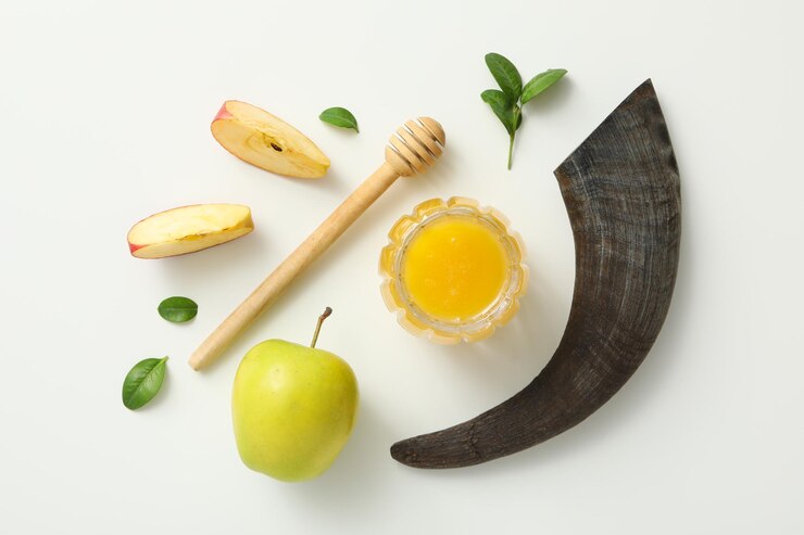 Rosh Hashanah concepto de vacaciones de Año Nuevo judío