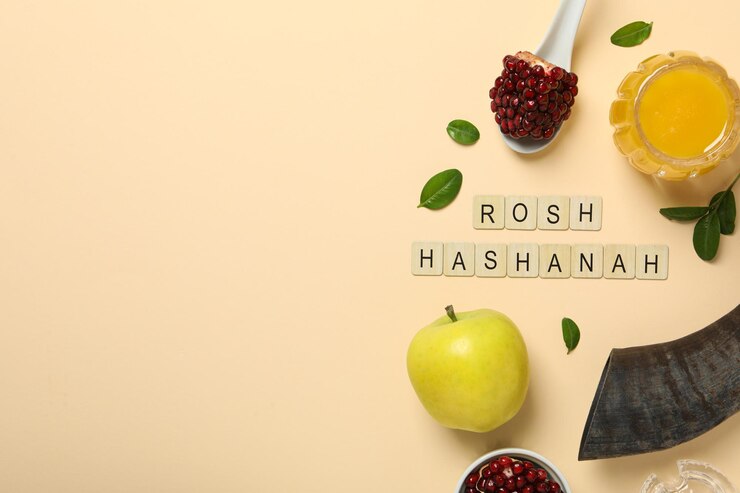 Rosh Hashanah concepto de vacaciones de Año Nuevo judío