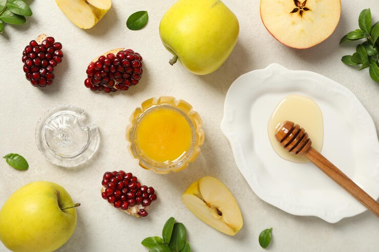 Rosh Hashanah concepto de vacaciones de Año Nuevo judío