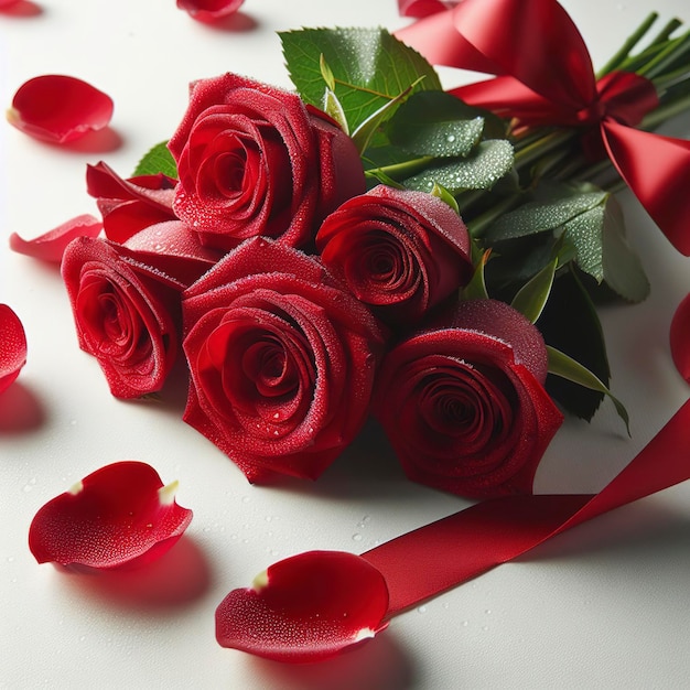 Roso de rosas para el día de San Valentín