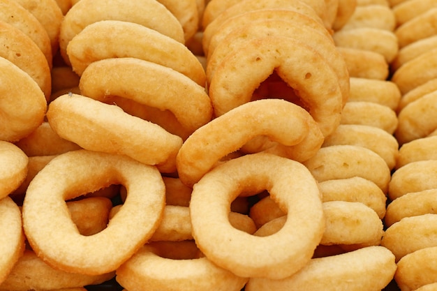 rosquillas en comida callejera