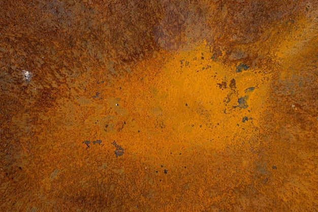 Rostendes Metall Rost rotes Rost orangefarbenes Rost beschädigtes Metall altes Metall verbranntes Metall
