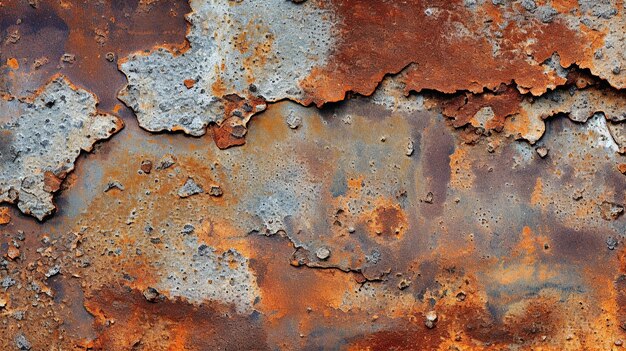 Rostige Metalloberfläche, blauer Vintage-Stil. Eine professionelle Fotografie sollte eine hochwertige generative KI verwenden