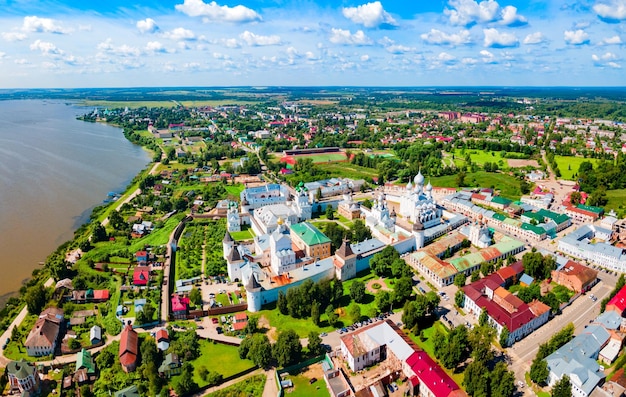 Rostov Kremlin vista panorâmica aérea Rússia