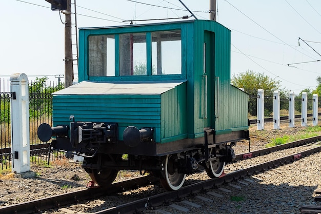 RostovonDon Russland 31. August 2022 Motovoz Mz2 im Museum für Eisenbahnverkehr