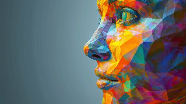 El rostro humano como un concepto de inteligencia emocional