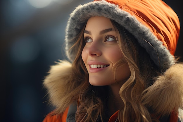 El rostro de la mujer acentuado por un sombrero de moda