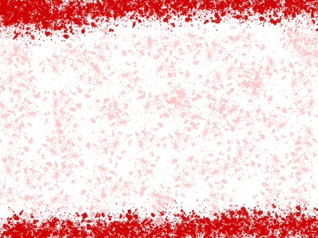 Rot-weißer Hintergrund mit einem weißen Rand, auf dem "rot und weiß" steht