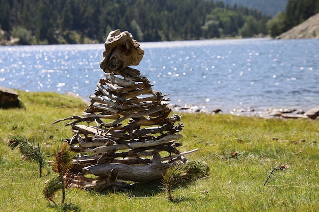 Rota de caminhada, estany llong, alta ribagorza, lleida.