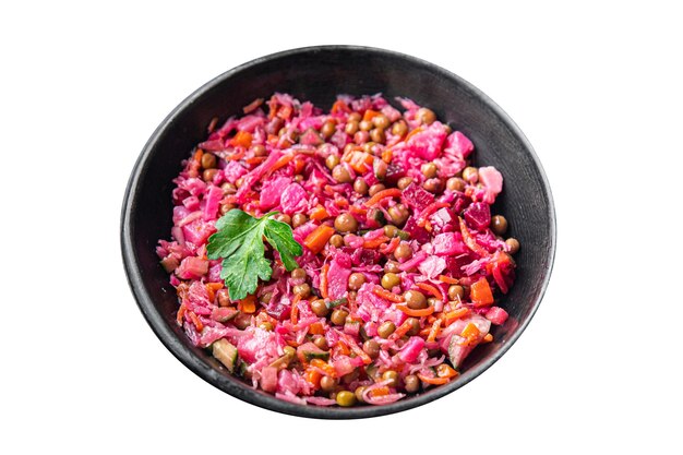 Rote-Bete-Salat-Rüben-Gemüse-Vinaigrette Mahlzeit Snack Kopie Raum Essen