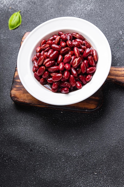 rote bohnen hülsenfrüchte essen snack auf dem tisch kopieren raum essen hintergrund