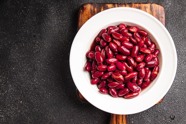 rote bohnen hülsenfrüchte essen snack auf dem tisch kopieren raum essen hintergrund