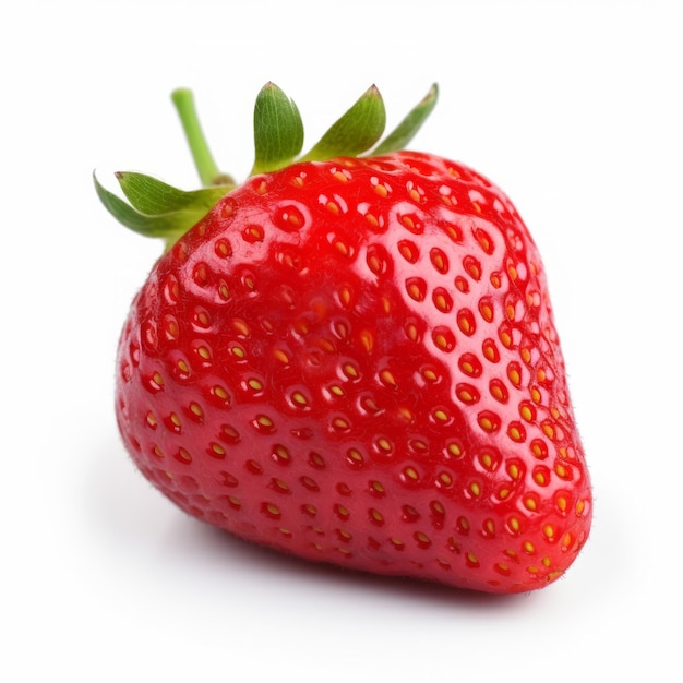 Rote Erdbeere isoliert Illustration AI GenerativexA