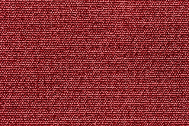 Rote Farbe Stoff Polyester Textur und Textilhintergrund