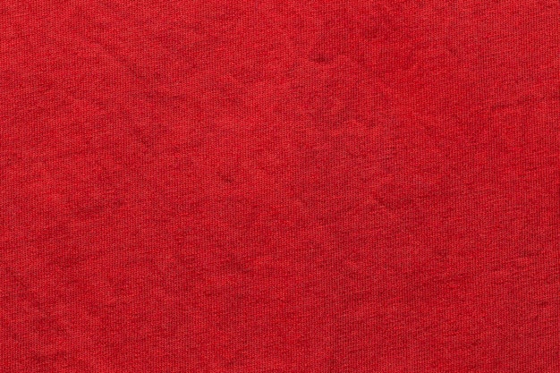 Rote Farbe Stoff Polyester Textur und Textilhintergrund