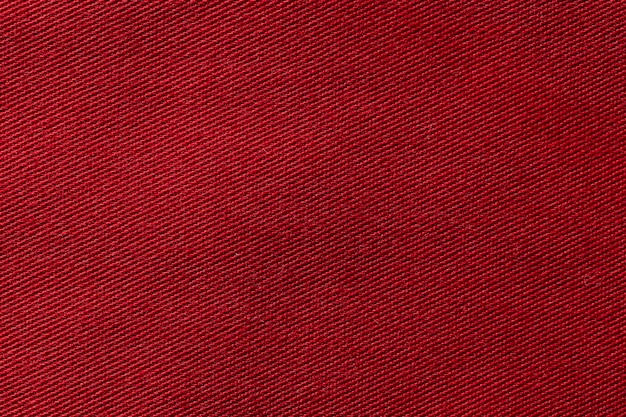 Rote Farbe Stoff Polyester Textur und Textilhintergrund