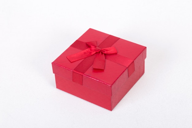 Rote Geschenkbox