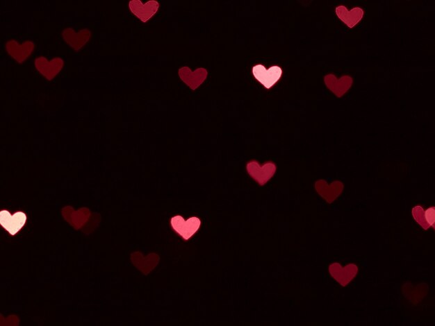 Rote Herzen bokeh Valentinstag