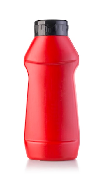 rote Ketchupflasche