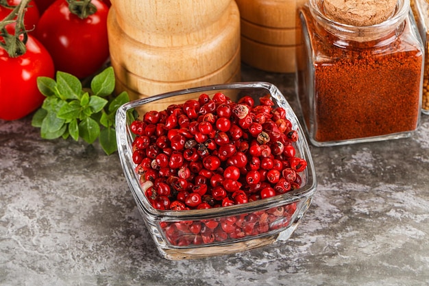 Rote Pfeffer, Aromasamen aus Mais