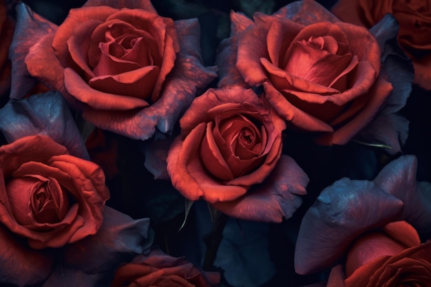 Rote Rosen Textur Hintergrund