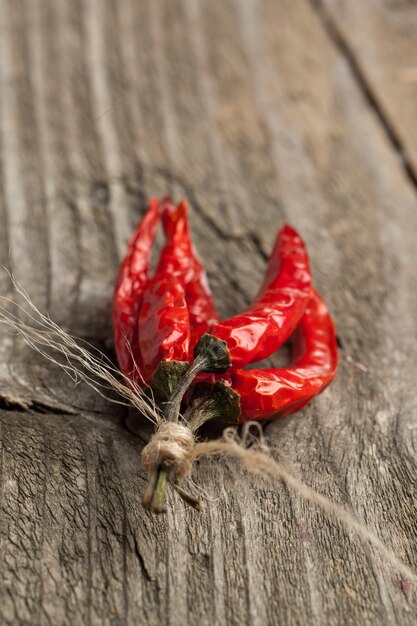 Rote scharfe Chilischoten