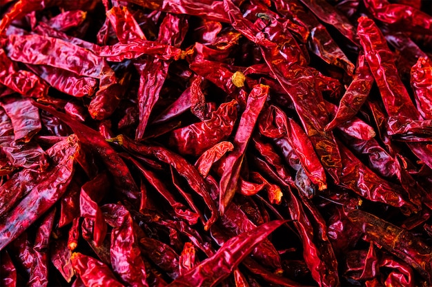 Rote würzige Chilischoten