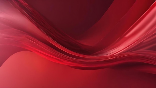 Roter abstrakter Hintergrund mit glatten Linien