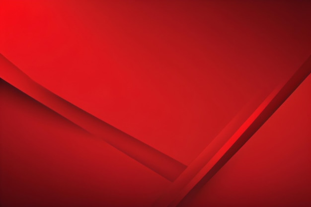 Roter abstrakter, sauberer und weicher, dynamischer Hintergrund für den Desktop mit generativer KI