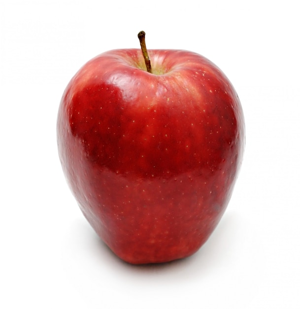 Roter Apfel isoliert
