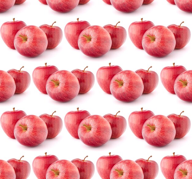 Roter Apfel Nahtloses Lebensmittelmuster