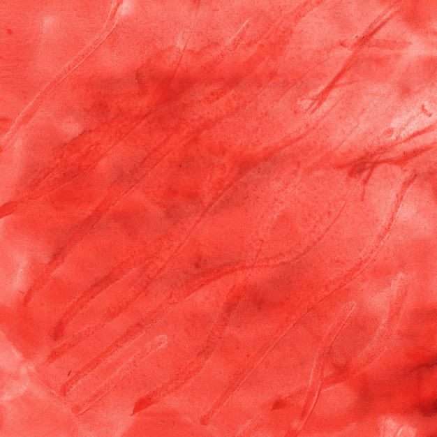 Roter Aquarellhintergrund mit rosa abstrakten Streifen