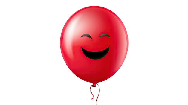 Foto roter ballon emoji-spaß