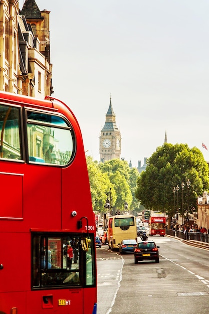 Roter Bus in London