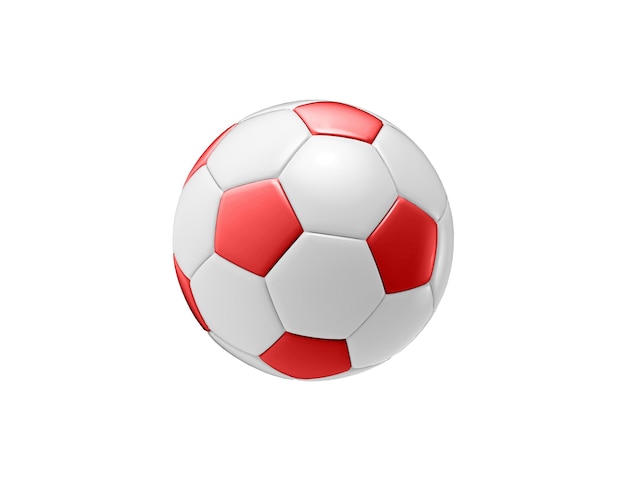 Roter Fußballball