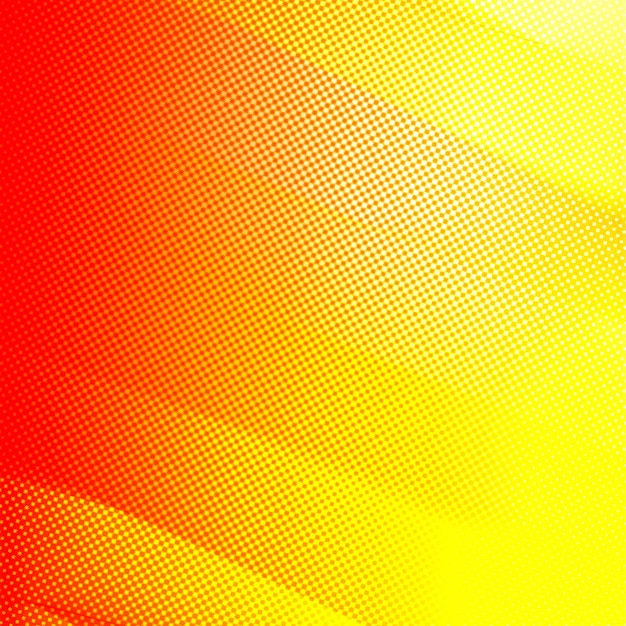 Roter gelber gradienter quadratischer Hintergrund mit Kopierplatz für Text oder Bild Am besten geeignet für Online-Anzeigen, Plakate, Banner, Verkaufsfeiern und verschiedene Designarbeiten
