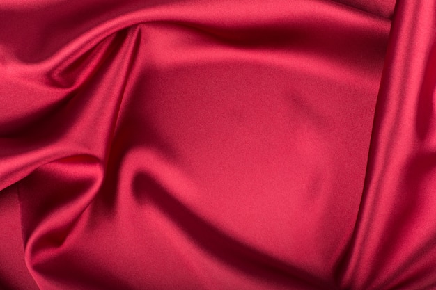 Roter Hintergrund der Seide (Satin)