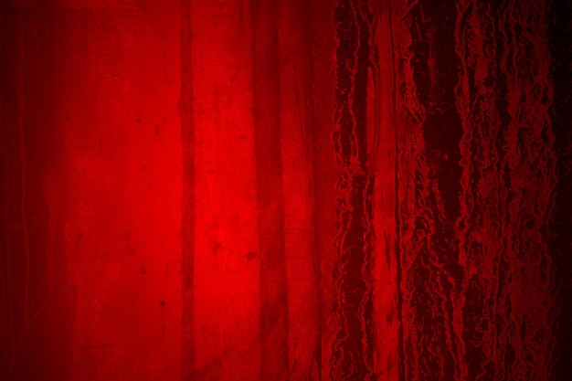 Roter Hintergrund Gruselige blutige weiße Wand mit Blutspritzern für Halloween-Hintergrund