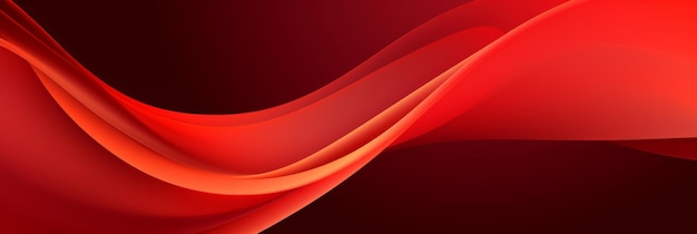 roter Hintergrund mit Wellenbanner