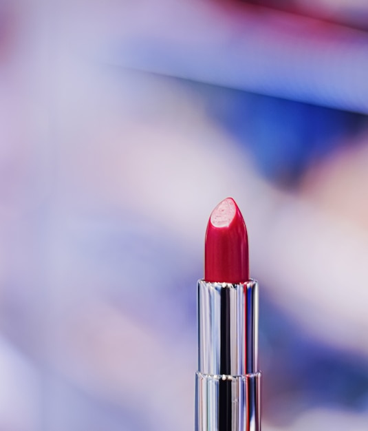 Roter Lippenstift, Make-up-Produkt und Luxuskosmetikmarke