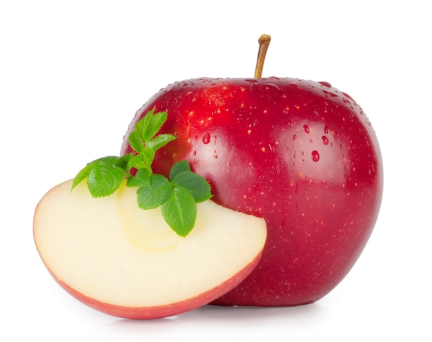 Roter reifer Apfel