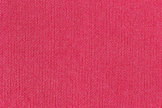 Roter Stoff Stoff Polyester Textur Hintergrund.