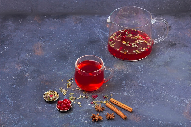 Roter Tee, Rooibos, Hibiskus, Karkade